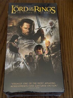 NIB The Lord of the Rings The Return of the King VHS set (2 tapes)